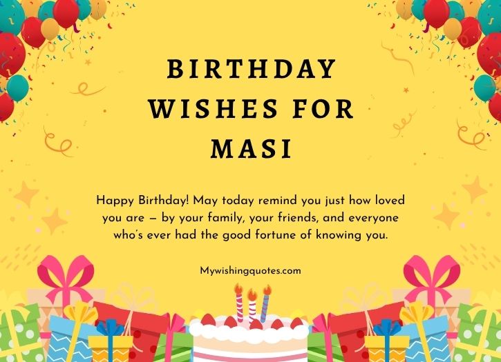 Baby Boy Birthday Wishes for Masi