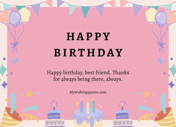 Happy Birthday Wishes for Best Friend Boy